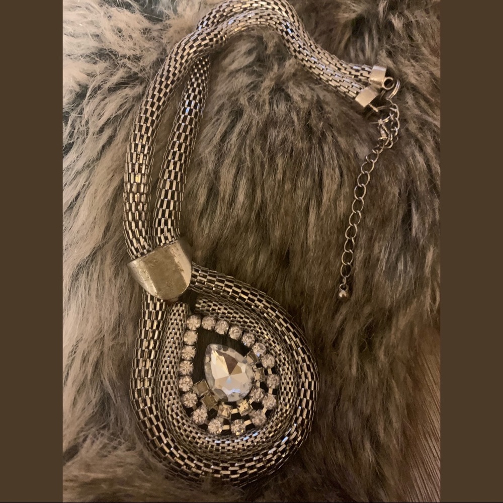 All the glitz and glamour statement necklace